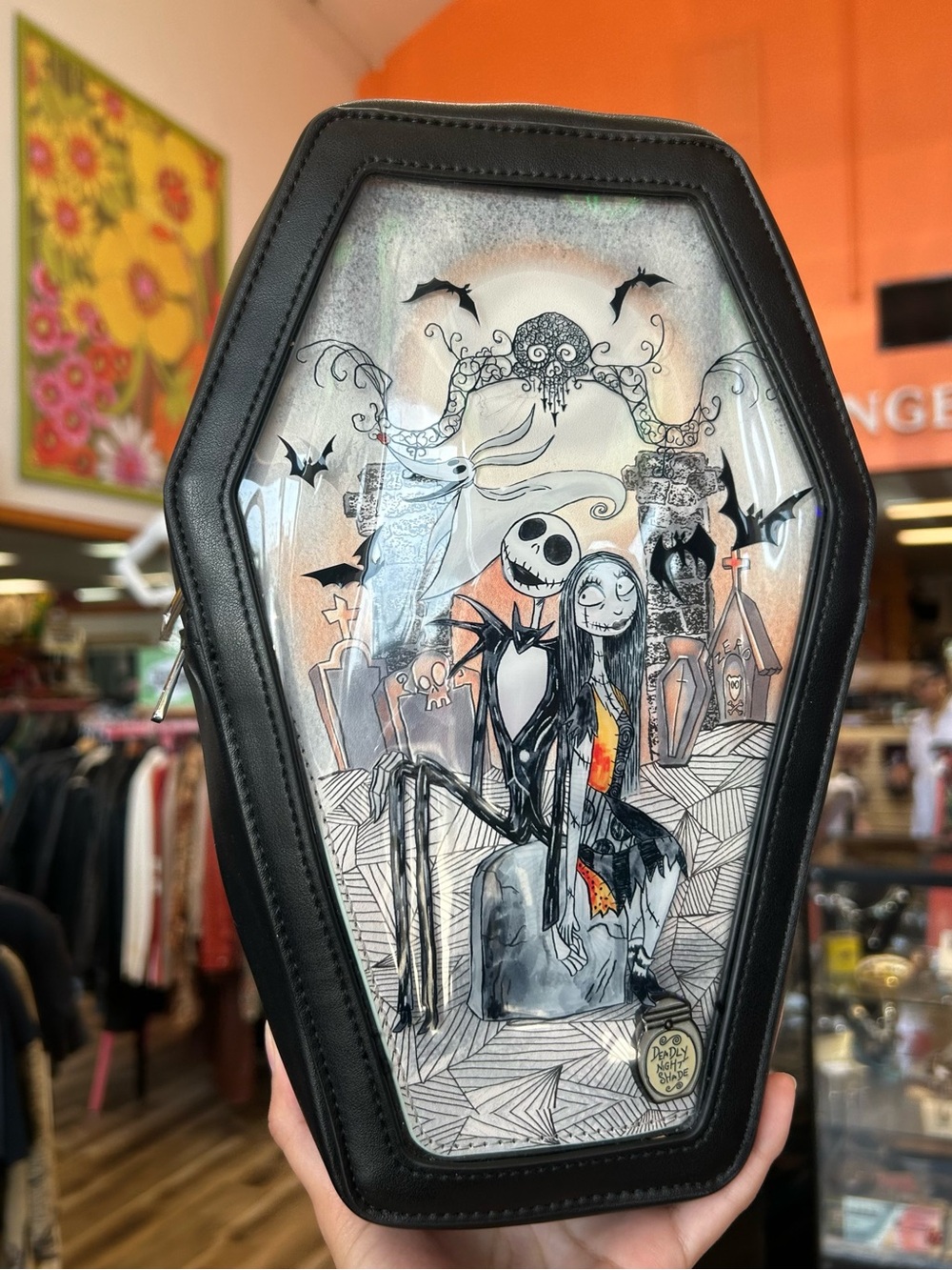 SOLD OUT The Nightmare Before Christmas Jack & Sally Coffin Backpack